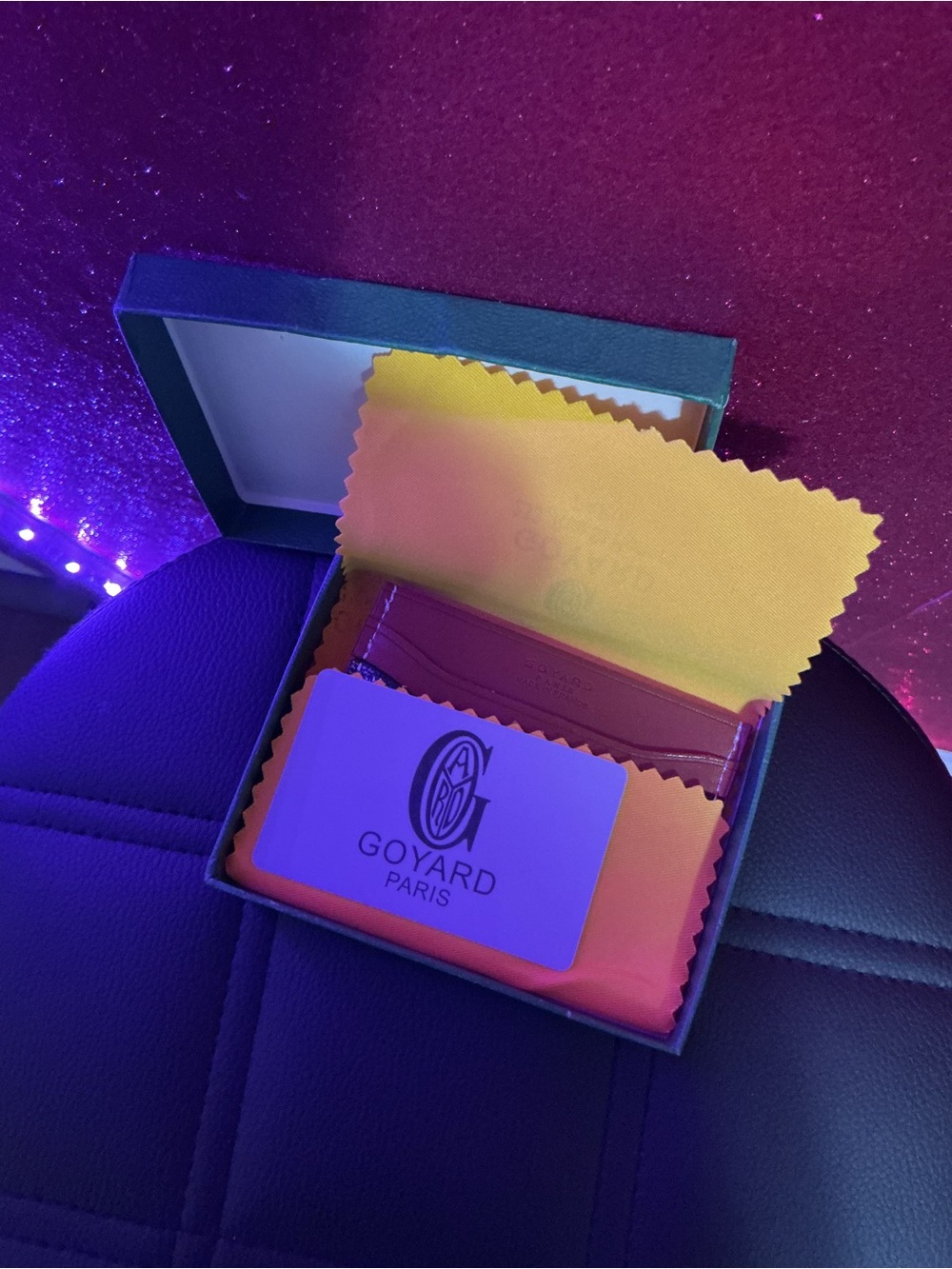 Goyard Brown Card Holder - Leather Wallet